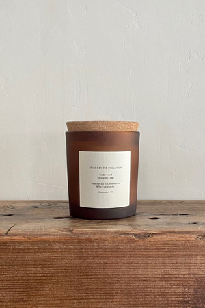 Cedarwood Sweetgrass + Sage Soy Candle