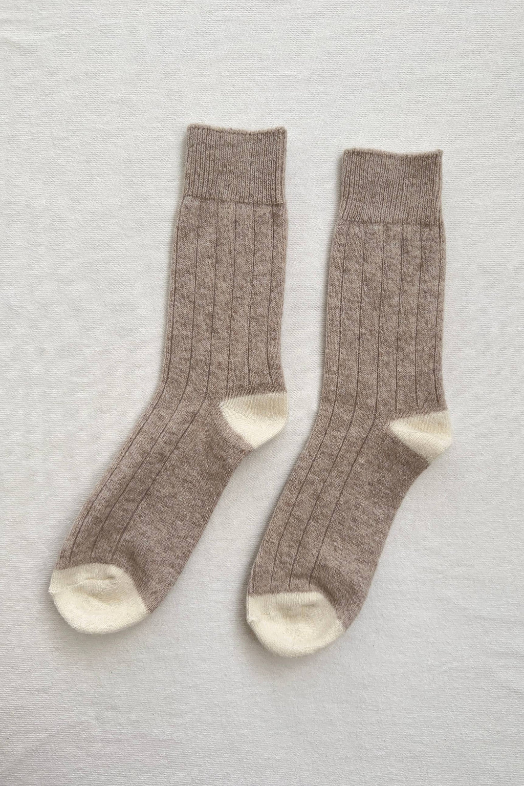 Classic Cashmere Socks | Fawn