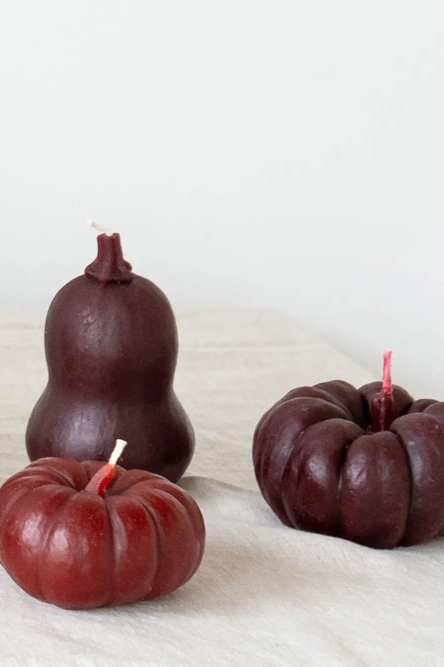 Mulberry Pumpkin Beeswax Candle