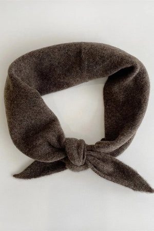 Fuzzy Wool Cravat Scarf