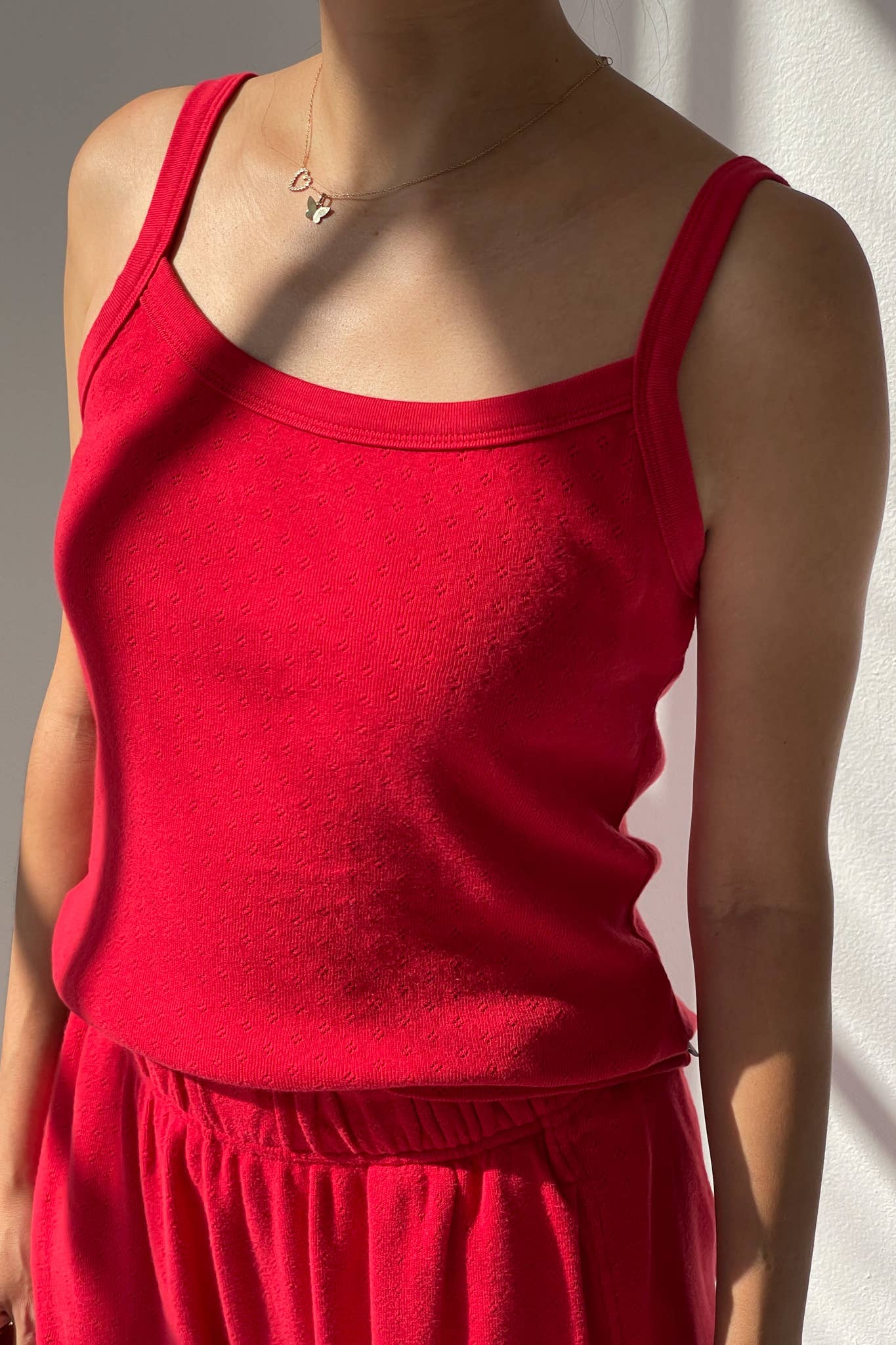 Pointelle Eve Cami | Red Apple