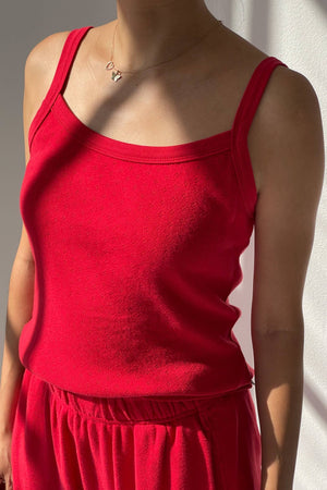 Pointelle Eve Cami | Red Apple