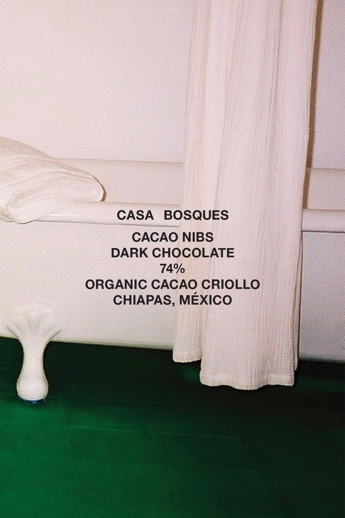 Organic Chocolate Bar | Cacao Nibs