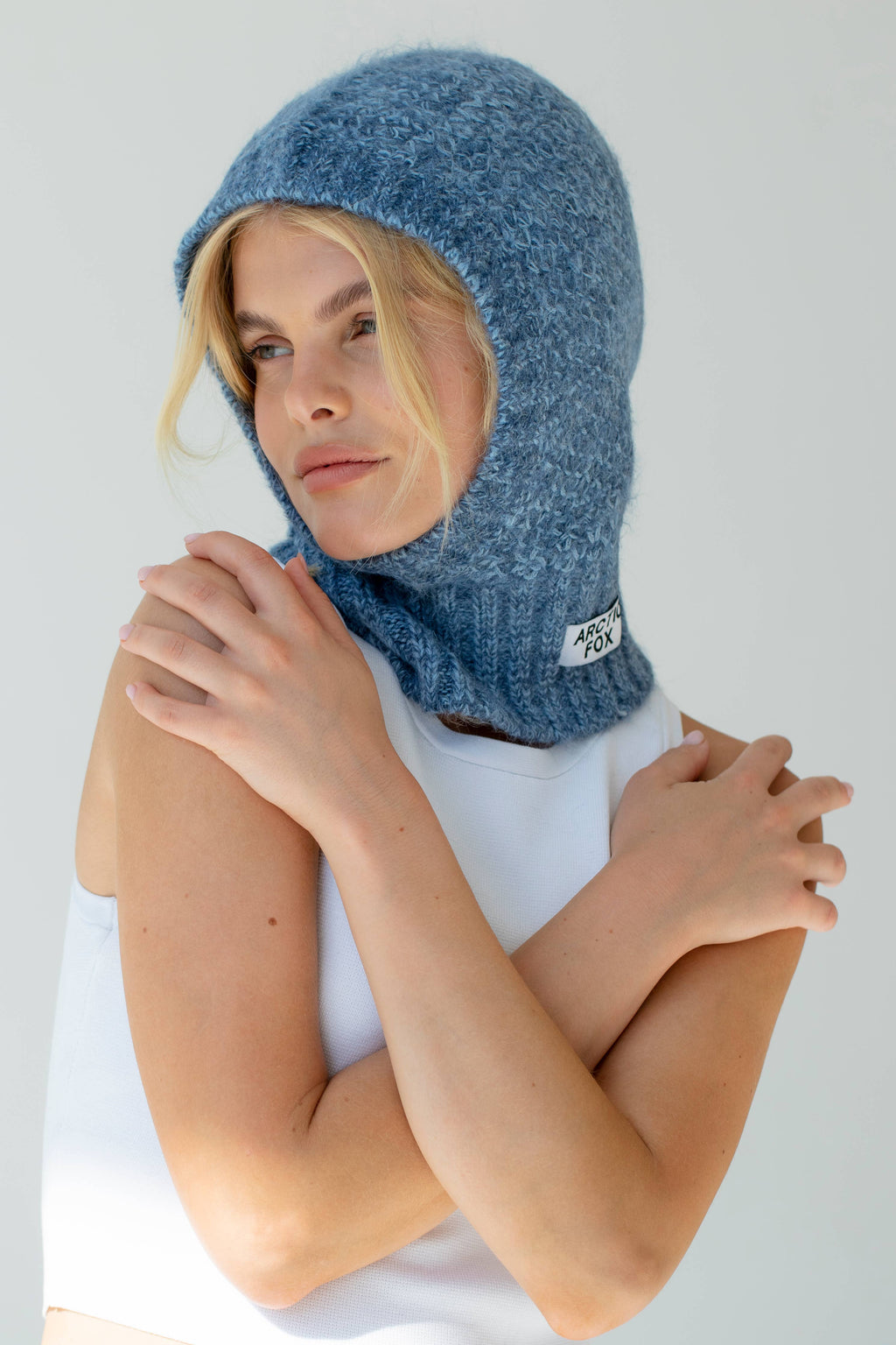 Alpaca Balaclava Fitted Hood | Alpine Cloud