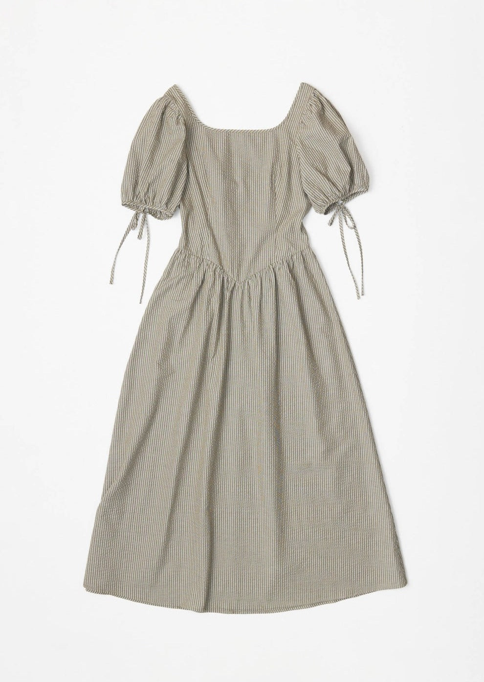 Bethany Dress | Olive + White