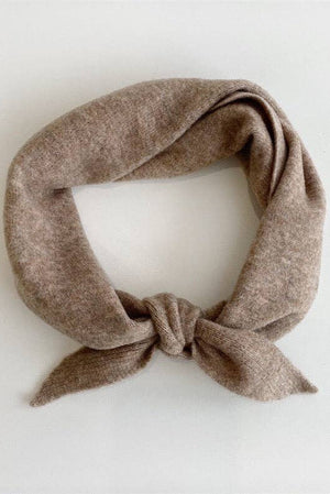 Fuzzy Wool Cravat Scarf