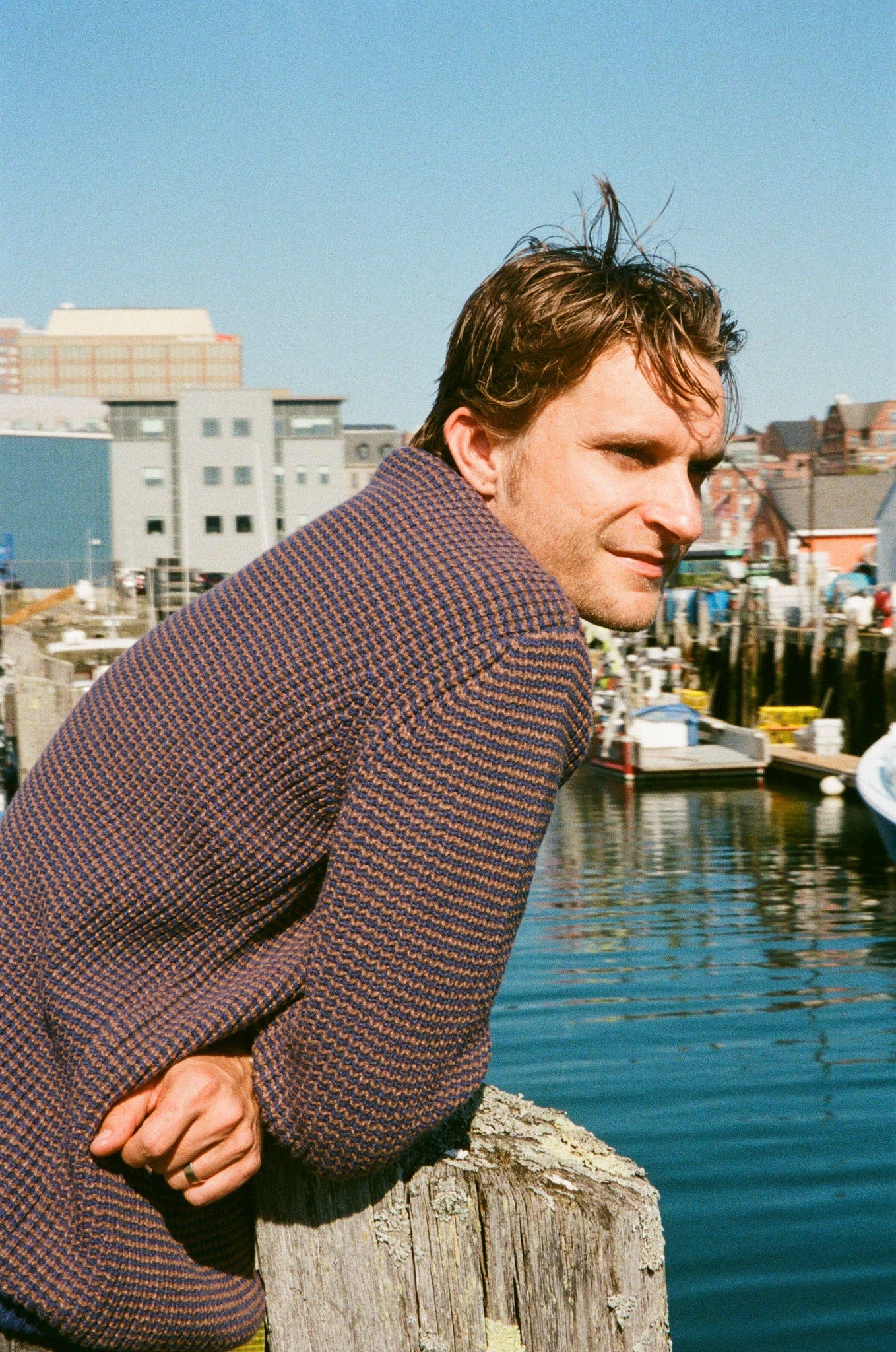 Grandpas Fisherman Knit Roll-Neck Sweater