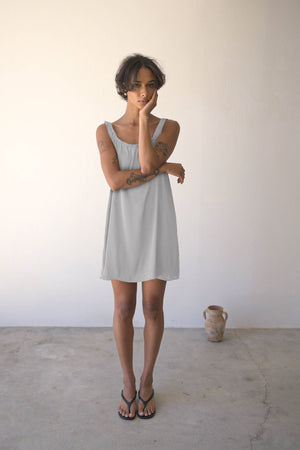 Deia Dress | Silver