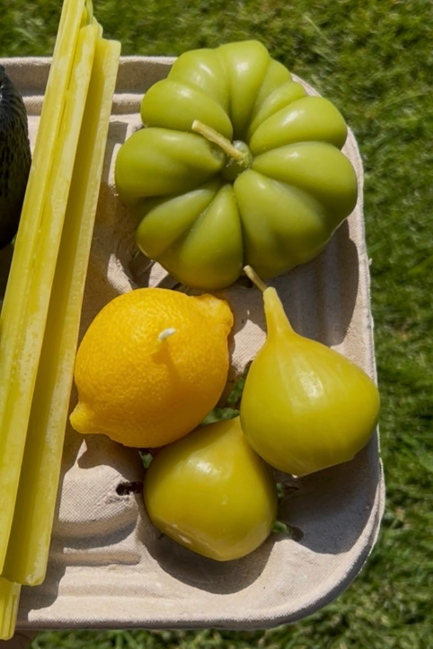 Green Fig Tealight Beeswax Candle