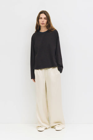 The Callahan Top | Brown + Navy