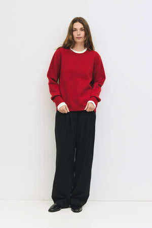 The Conrad Sweater | Red