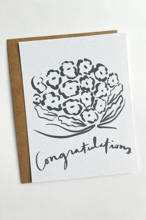 Congratulations Flowers Card