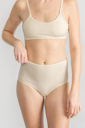 High Waist Undies | Macadamia