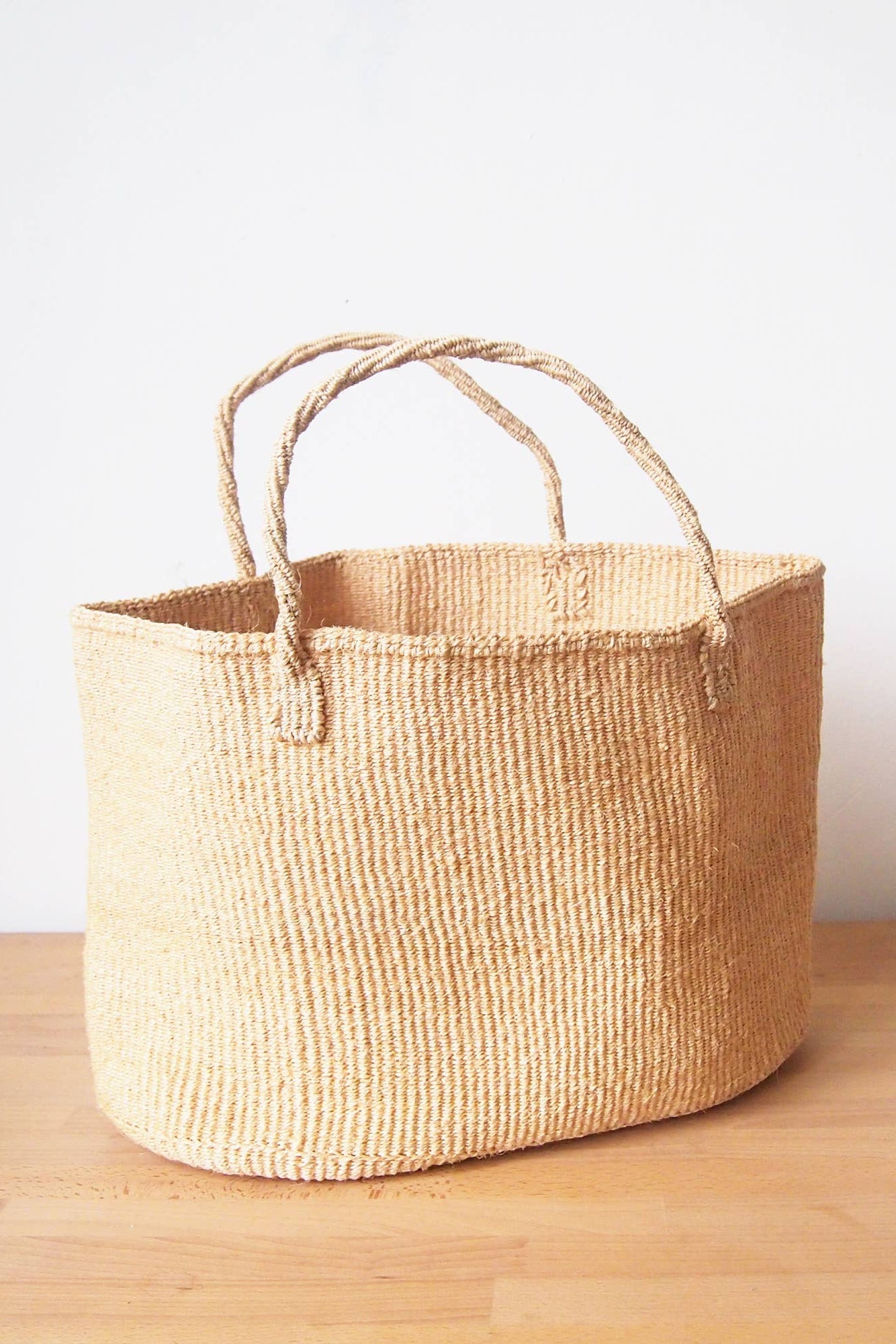 XL Sisal Tote: Oats