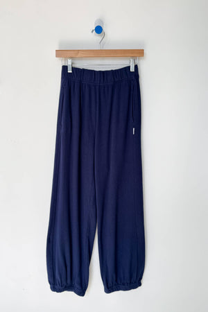 Pointelle Balloon Pants | Navy