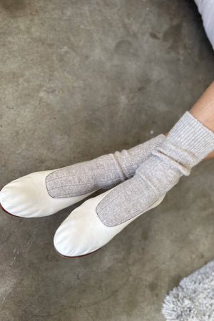 Classic Cashmere Socks | Fawn