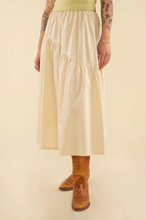 Danny Midi Skirt | Natural