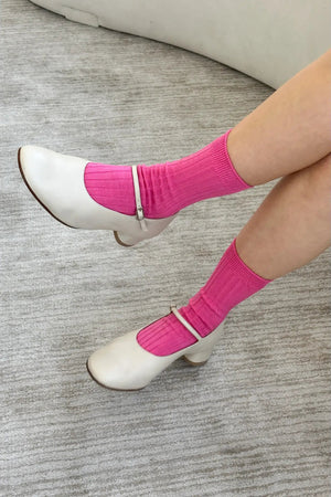 Her Socks | Bright Pink