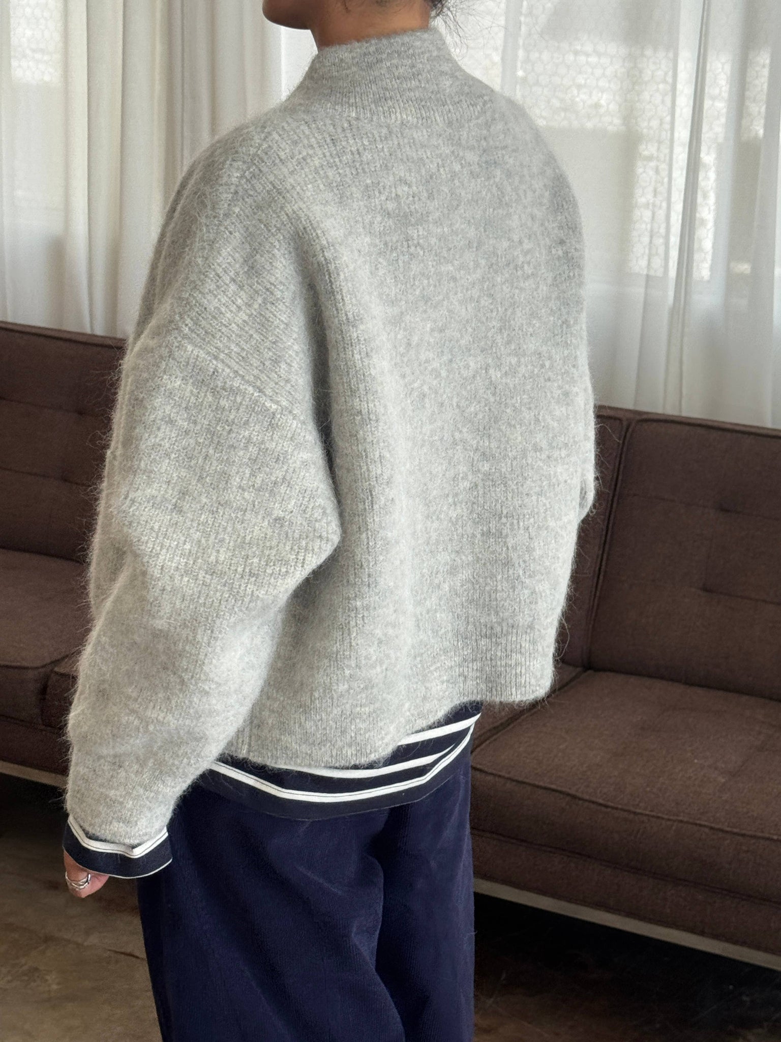Alpaca Zip Front Jacket