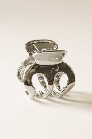 Metal Hair Claw Clip | Silver