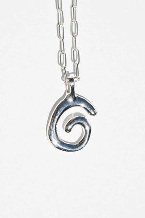 Swirl Necklace | Silver